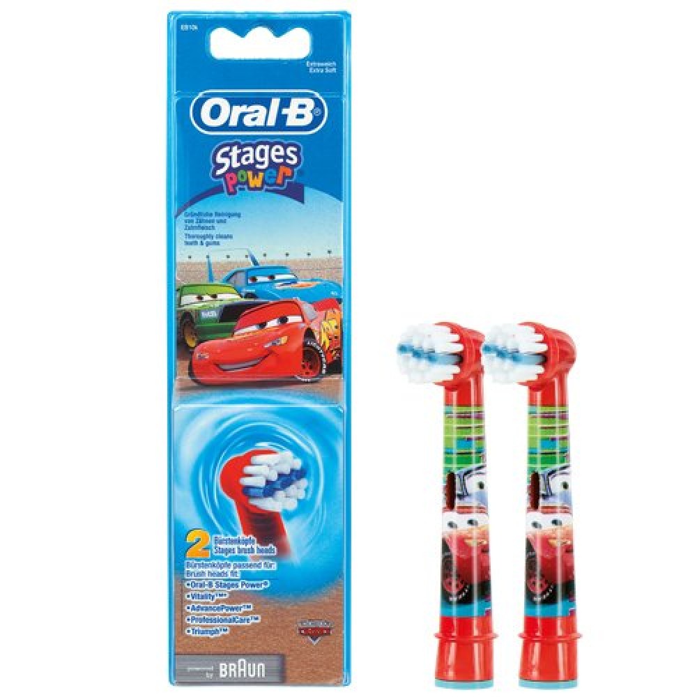 Насадки Braun Oral-B Stages Power Cars детские, 2 шт