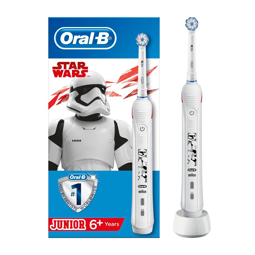 Детская электрическая зубная щетка Oral-B Junior Pro D501.513.2 Star Wars